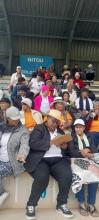  Bitou elderly fly Plett flag high at District Golden Games