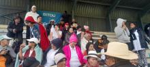  Bitou elderly fly Plett flag high at District Golden Games