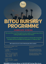 Bitou Bursary poster