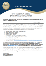 Draft Annual Report 2022/2023 and Mid-Year Budget and Performance Assessment